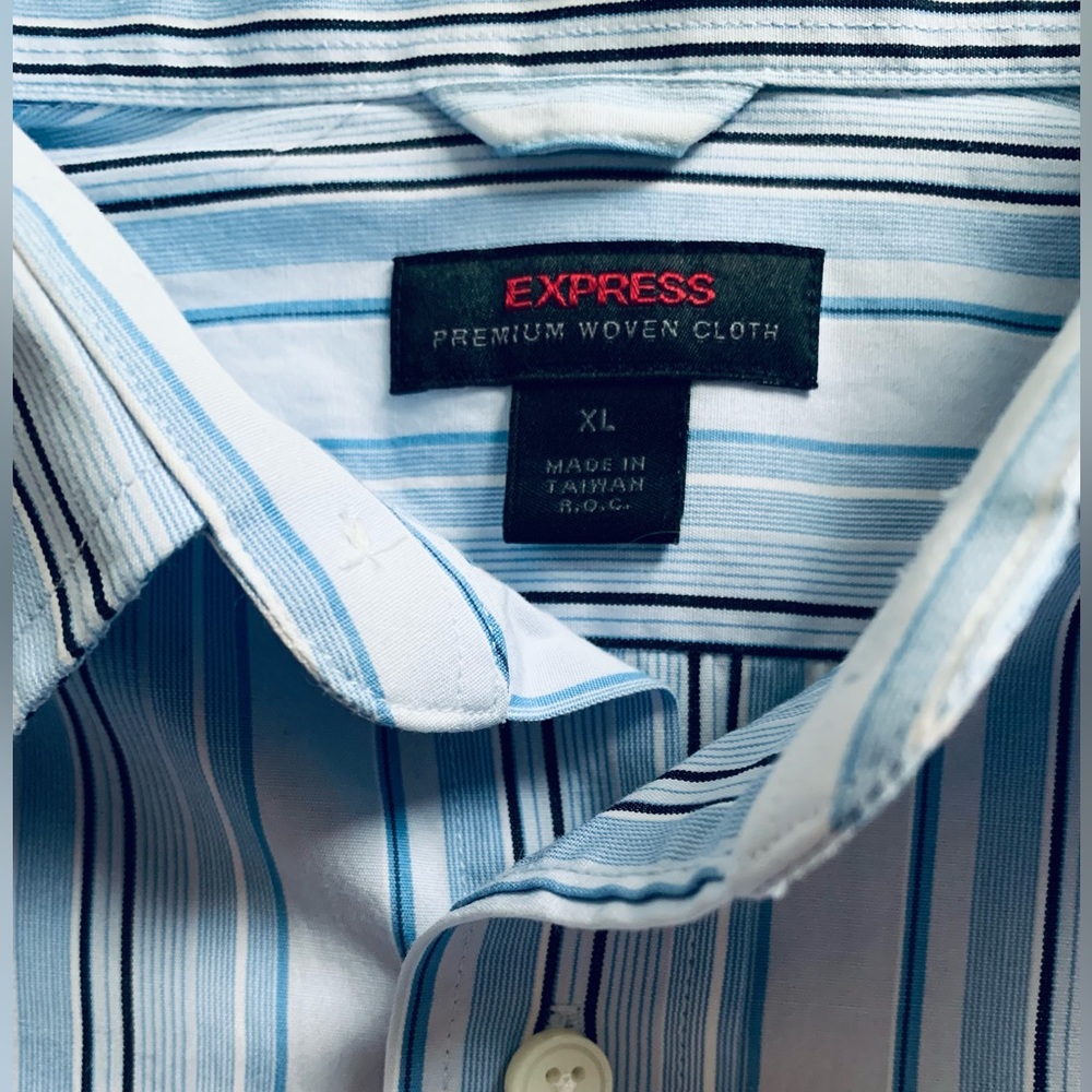 Express Button Down Shirt Men XL - Picture 3 of 4